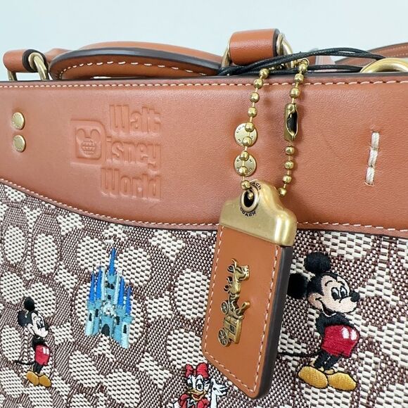 NWT Disney X Coach Rogue 25 With Mickey Mouse And Friends - Picture 11 of 15
